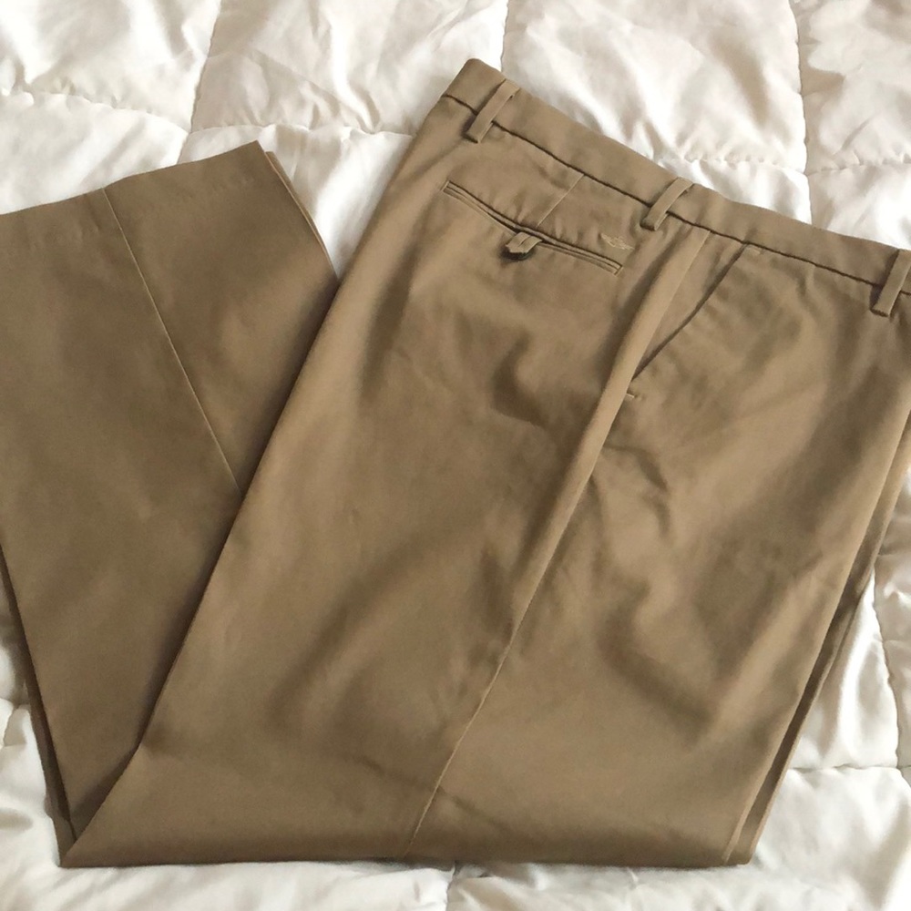 Dockers Khaki Straight Fit Dress Pants